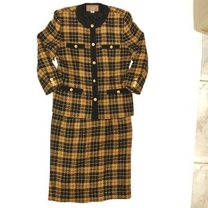 Vintage 90s Saville Two-Piece Wool Suit Set